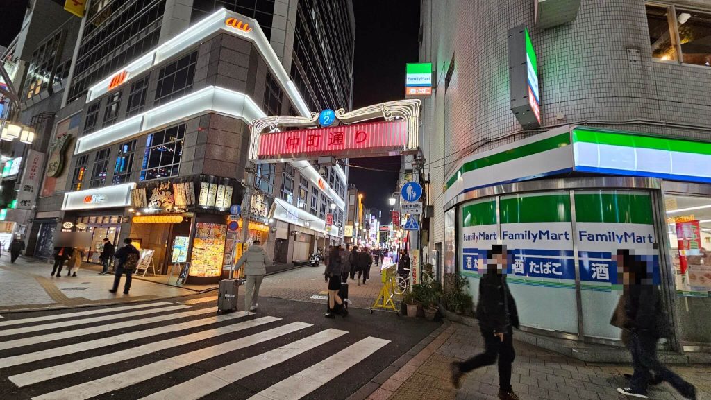 立ちんぼスポットとして知られる「上野2丁目仲町通り」