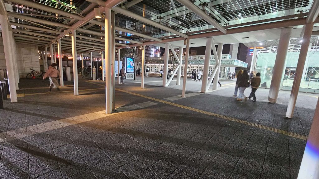 JR川崎駅前のロータリー