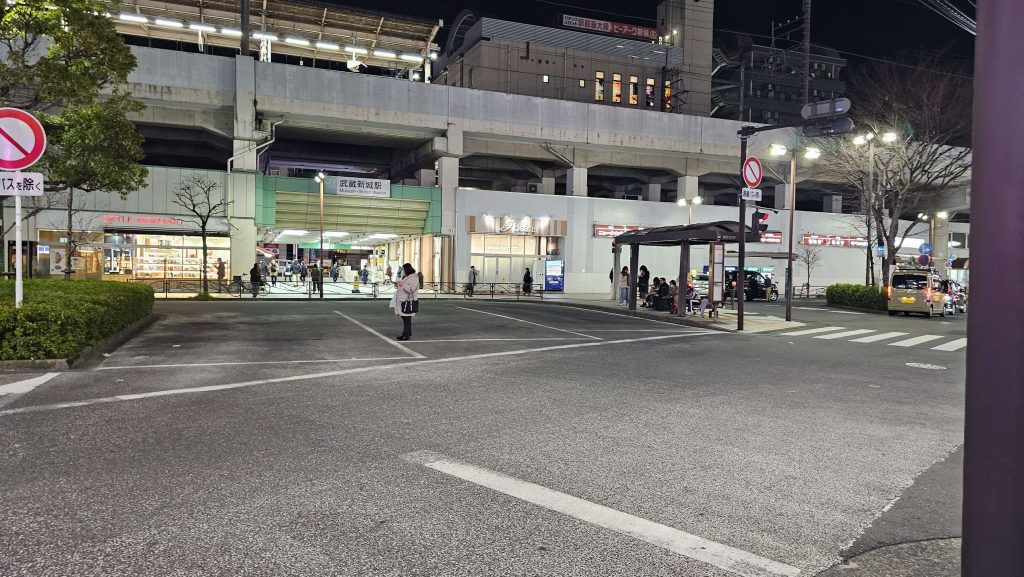 武蔵新城駅のロータリー