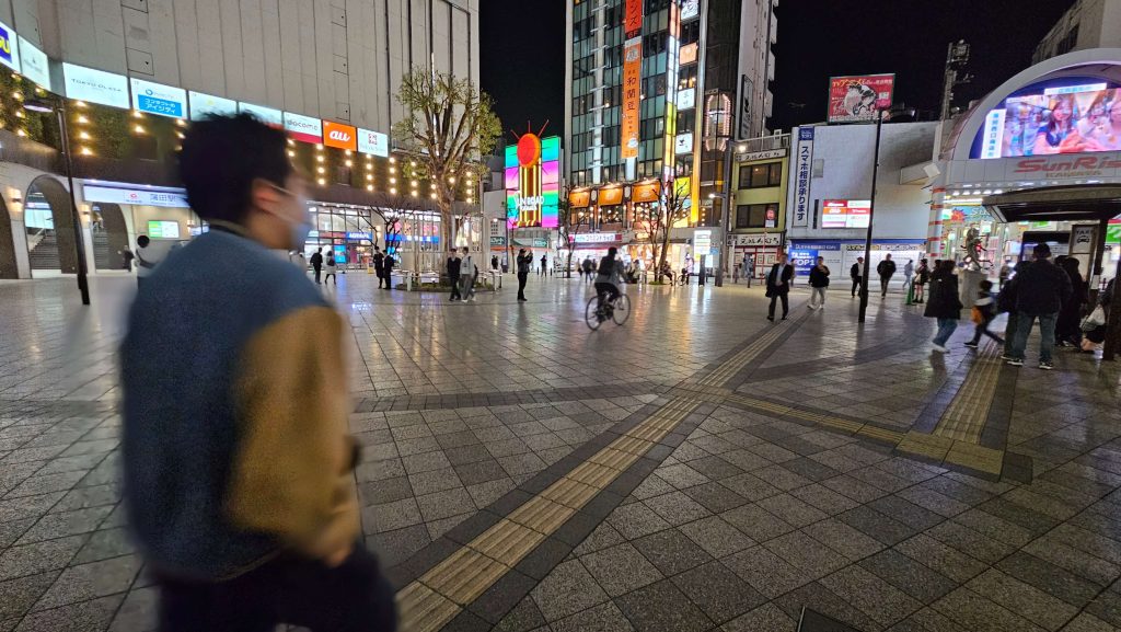 蒲田駅西口のロータリー